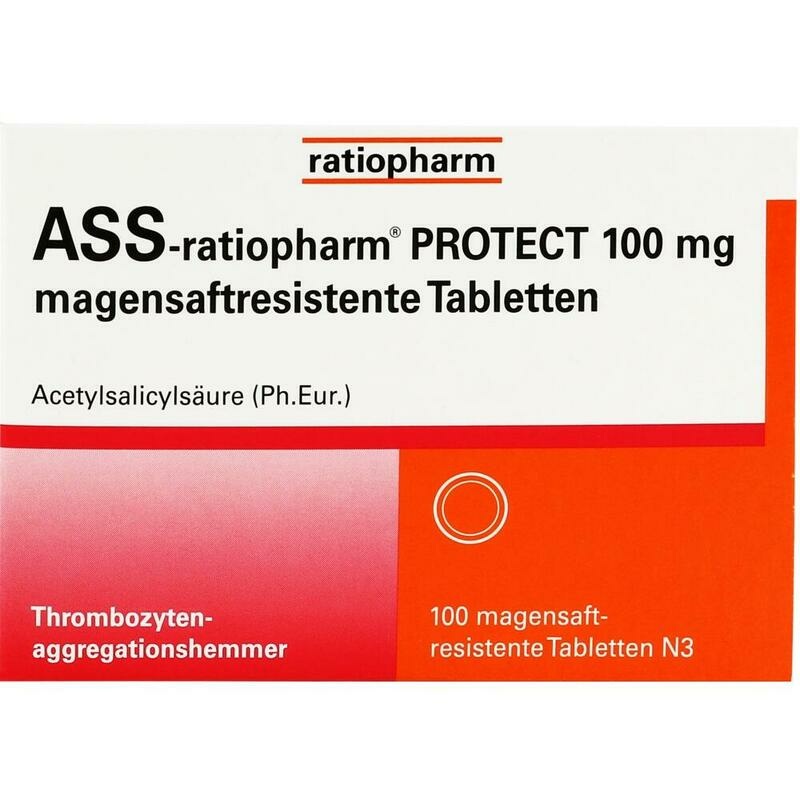 ASS-ratiopharm PROTECT 100 mg magensaftr.Tabletten