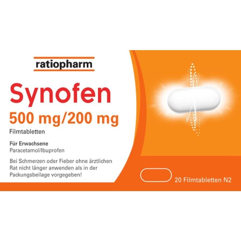 SYNOFEN 500 mg/200 mg Filmtabletten