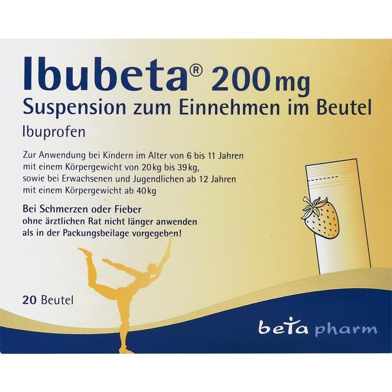 IBUBETA 200 mg Suspension zum Einnehmen im Beutel