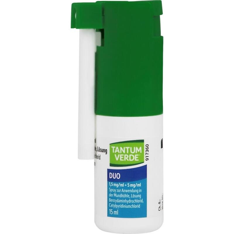 TANTUM VERDE duo 1,5mg/ml+5mg/ml Spray Anw.Mundhö.